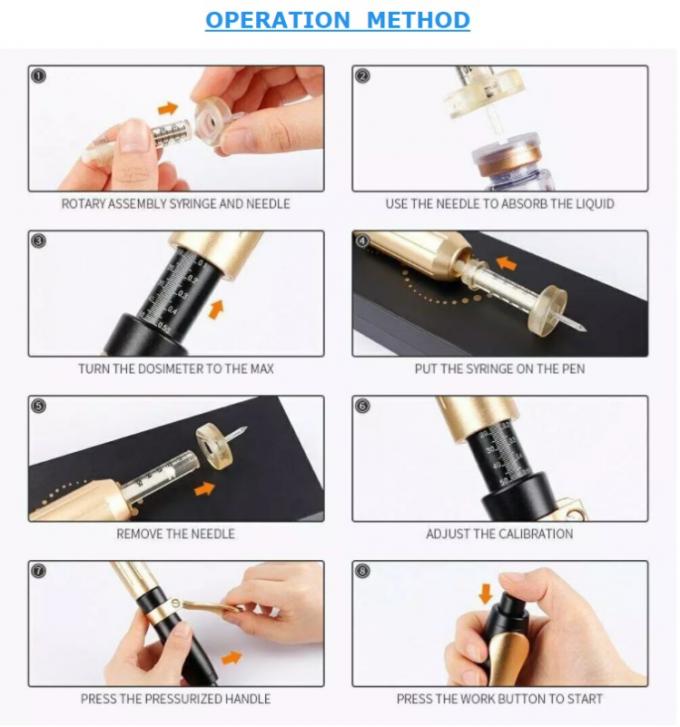 CE Lip Hyaluron Pen For Wrinkles , Hyaluronic Acid Lip Injection Pen