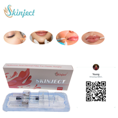 Injectable Skinject Deep HA Dermal 2ml Lips Fillers Cheek Chin Nasolabial Fold