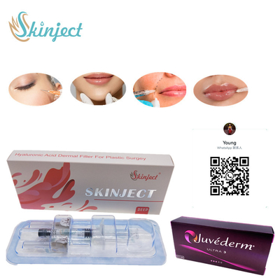 Injectable Skinject Deep HA Dermal 2ml Lips Fillers Cheek Chin Nasolabial Fold