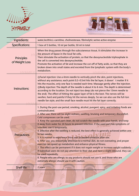 10ml Phosphatidylcholine Lipolytic Solution