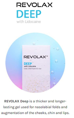 Revolax Deep With Lido Hyaluronic Acid Lip Fillers For Skin Rejuvenation