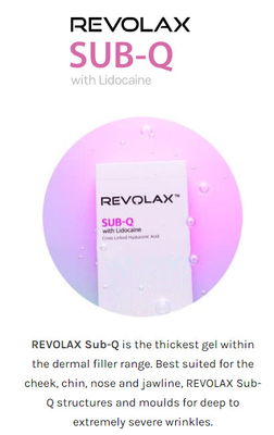 Revolax Deep With Lido Hyaluronic Acid Lip Fillers For Skin Rejuvenation