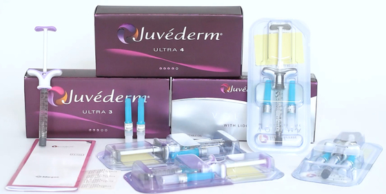 ISO Juvederm Hyaluronic Acid Facial Dermal Filler Injectable 2x1ml