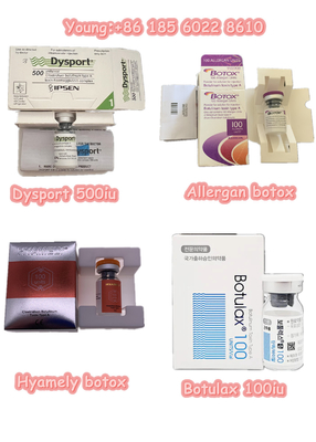 Anti Wrinkle Botulinum Toxin Allergan 100IU 150iu  Injections  ' Nabota'Dysport'