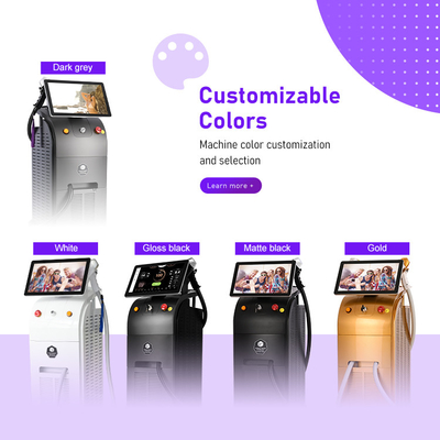 Professional Laser Hair Removal Machine with Skin Cooling Technology and Multi Language Interface
