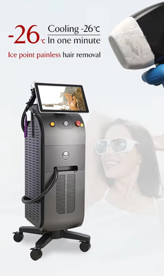 Professional Laser Hair Removal Machine for Face and Body with Skin Cooling Feature