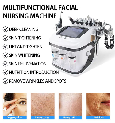 10 In 1 Skin Beauty Care Hydra Dermabrasion Multifunction Aqua Facial Cleansing