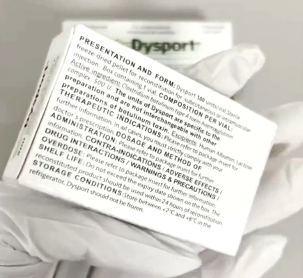 Dysport 500ui Toxin A Dysport 500u for Wrinkles