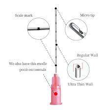 18G 21G 22G 23G 25g 27G 30G 50mm 70mm Blunt Tip Micro Cannula Needle for Injectable Hyaluronic Acid