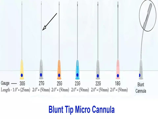 Disposable Beauty Hyaluronic Acid Blunt Needle Injection Needle