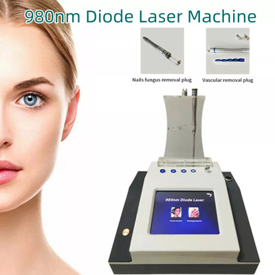 Portable 2 In1 980nm Diode Laser Facial Beauty Machine For Facial Vascular Vein Removal