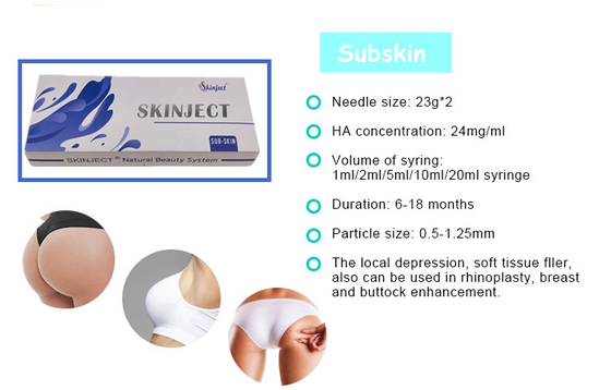 24 mg/ml Non-Surgical Pure Hyaluronic Acid Breast Augmentation Filler