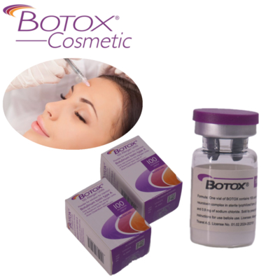 Allergan Botox 100IU Botulinum Toxin with 3 Years Shelf Life and 4-8 Months Duration