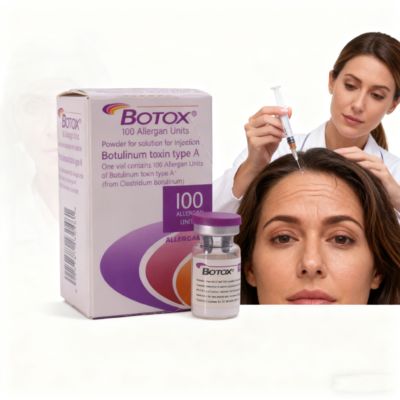 Botox Allergan 100 Units Facial Wrinkle Remover Focuses on Erases Fine Lines Botox Cosmetic Injections Enhances Facial Smoothness
