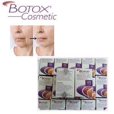 Botulinum Toxin Botox Allergan Treatment Botox type A 100IU Smooth wrinkles for Face