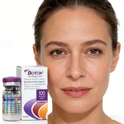 Botox Allergan Injection Toxin 100u Medical-Grade Anti-Aging Target Dynamic Facial Wrinkles