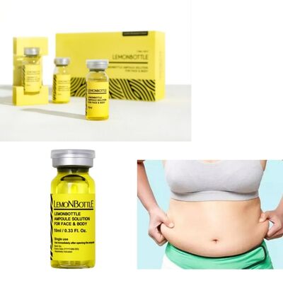 Face and Double Chin Fat Dissolver Lemon Bottle Fat Dissolving Lipolytic Solution