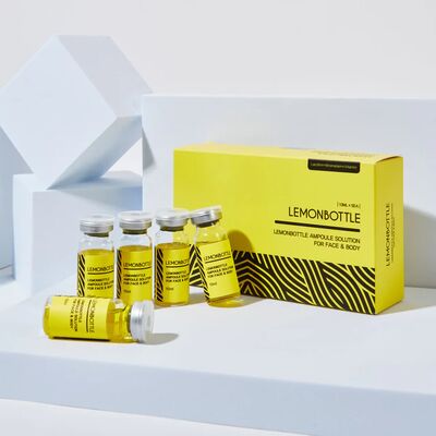 Natural Lemon Bottle Fat Dissolving Solution Lipolytic Solution
