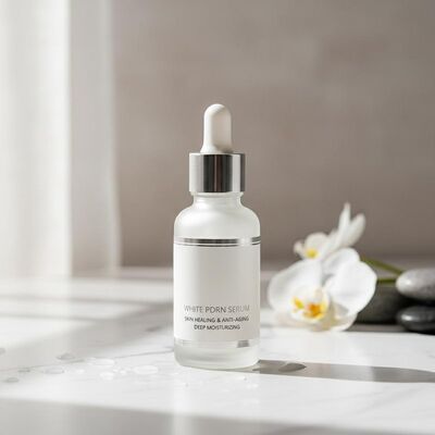 White Polydesoxyribonucleotide PDRN Serum Promoting Skin Healing and Anti Aging Effects with Deep Moisturizing Properties