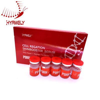 White PDRN serums 3 Ml 5 Vial box regenerative skincare solution supporting collagen synthesis and skin healing