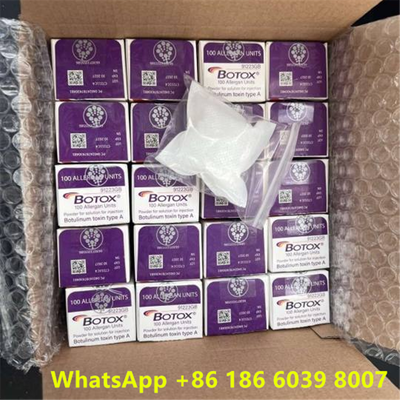 Botulinum Toxin BOTOX Cosmetic 100 Units Allergan OnabotulinumtoxinA for Facial Wrinkles