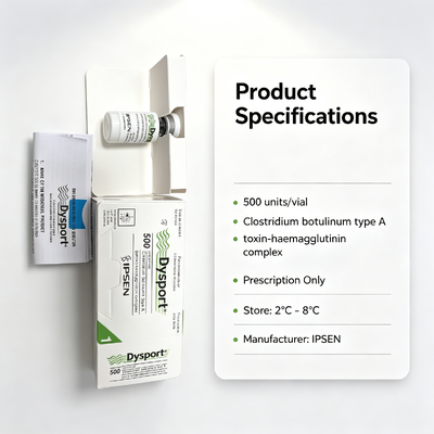 Dysport Aesthetic Toxin 500 unit Botox Type A Soften Dynamic Wrinkles