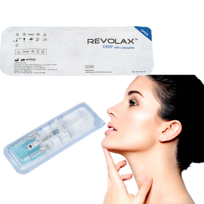 1.1ml Revolax Deep HA Dermal Filler for Deep Facial Wrinkles Add Volume to the Lips
