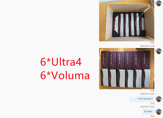 Lip Face Shaping Hyaluronic Acid Dermal Filler Juvederm Ultra4 Voluma