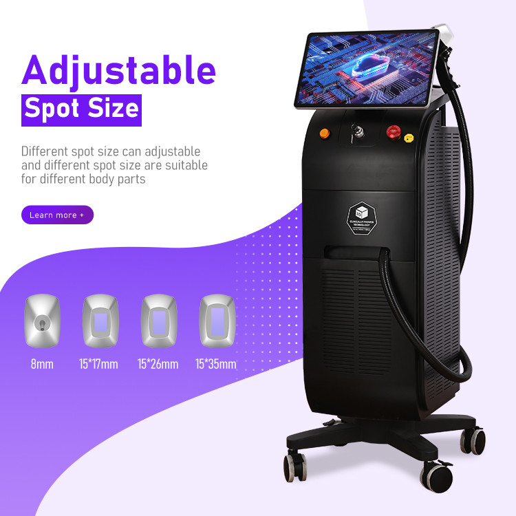 Advanced Laser Hair Removal Machine for All Skin Types Multilingual Interface 755 808 940 1064nm Wavelength