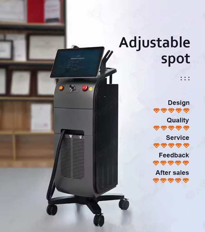 Professional Laser Hair Removal Machine for Face and Body with Skin Cooling Feature