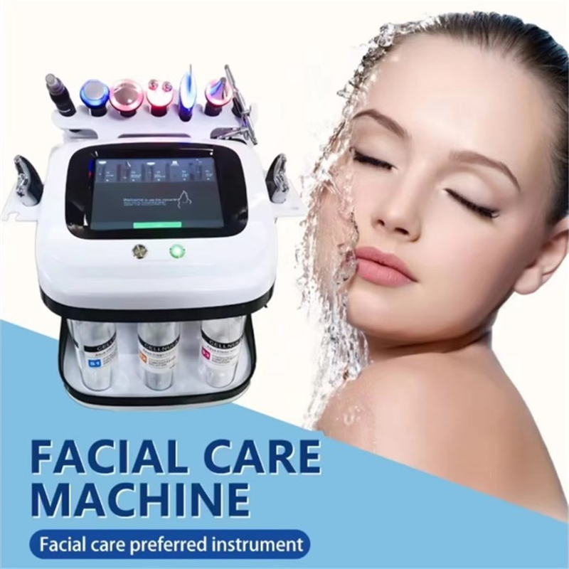 11 In 1 Multifunctional Hydra Dermabrasion Facial Machine Black Pearl Cleaning Face Skin Care Device