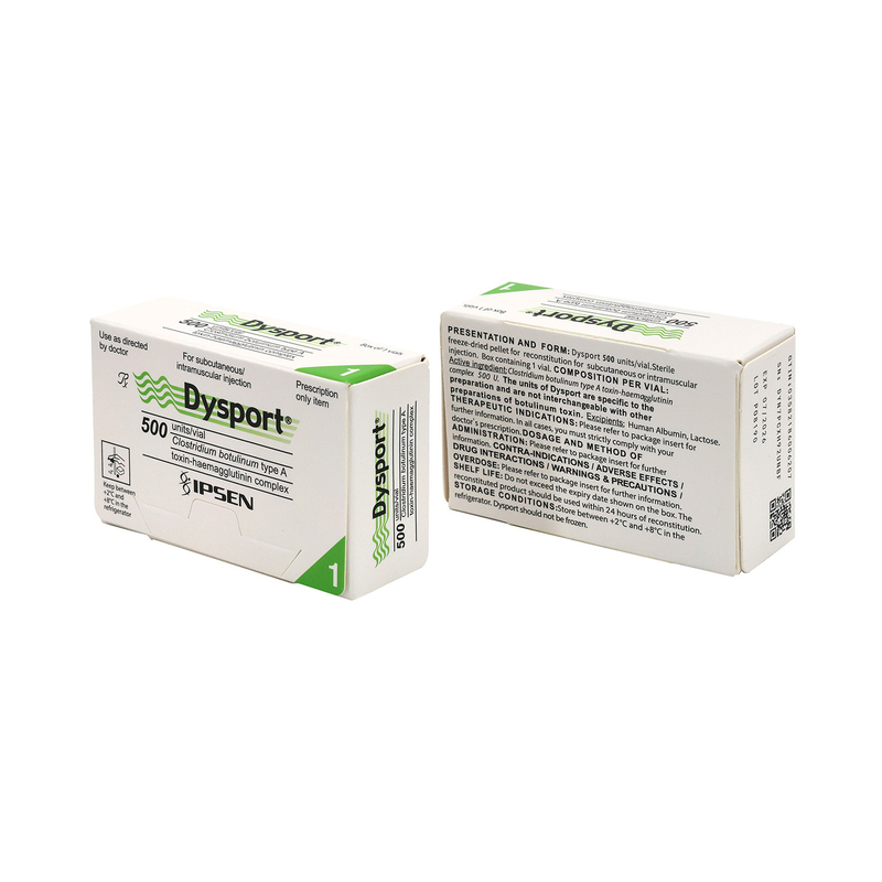 DYSPORT 500 Units For Face Lines Botulinum Toxin Type A