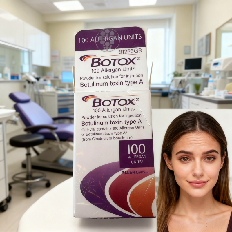 Allergan Injectable Toxin 100u for Face onabotulinumtoxinA Type A Improve Facial Wrinkles