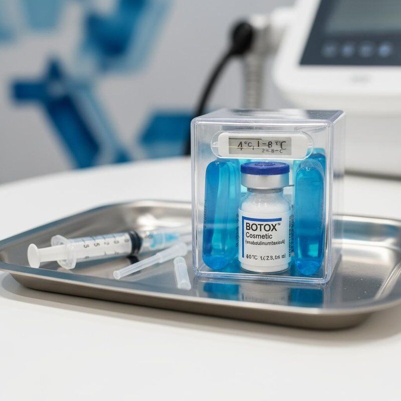 Powder form Allergan Botox kept at 2-8°C injectable option for medical spas and aesthetic practitioners requiring consistent results