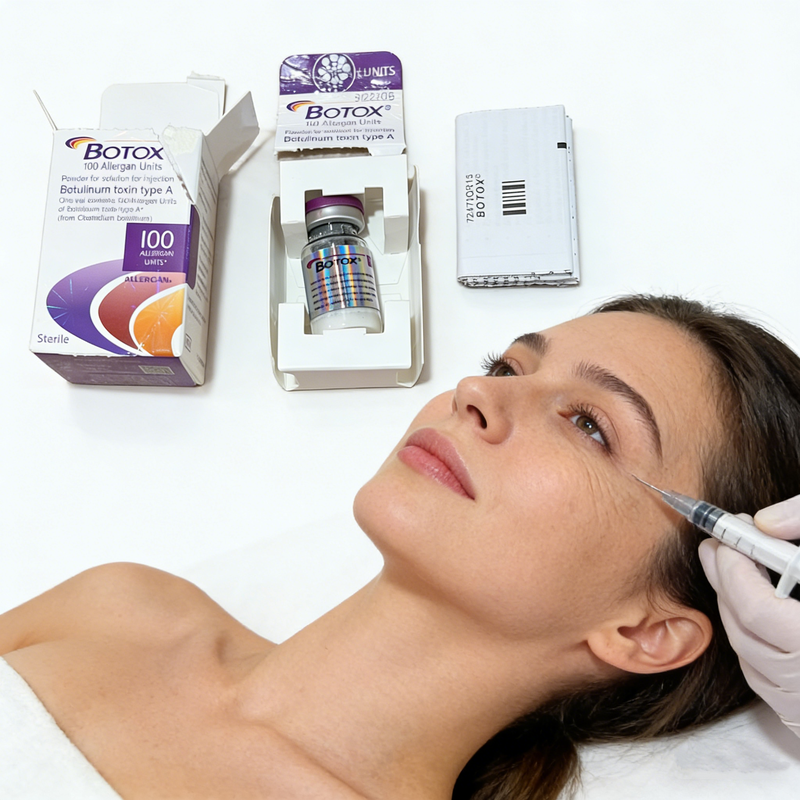 Allergan Botox 100u Injectable Botulinum Toxin Treatment Fine Lines Reduce Wrinkles Lift Facial