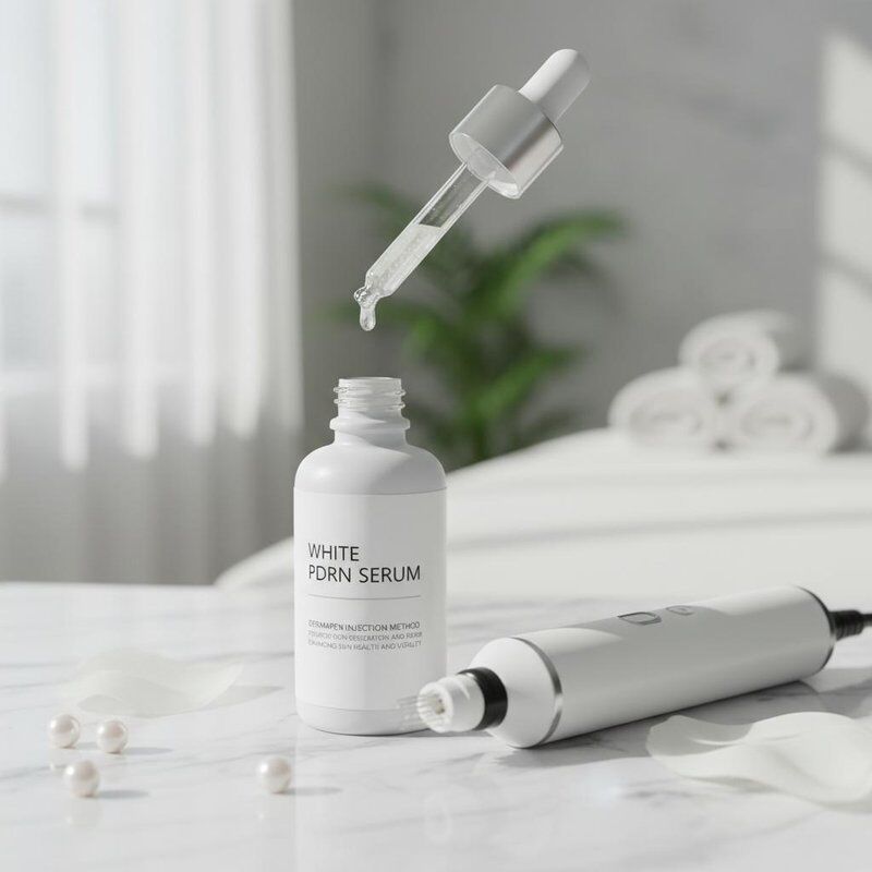 White PDRN Serum Dermapen Injection Method Promotes Skin Regeneration And Repair Enhancing Skin Health And Vitality
