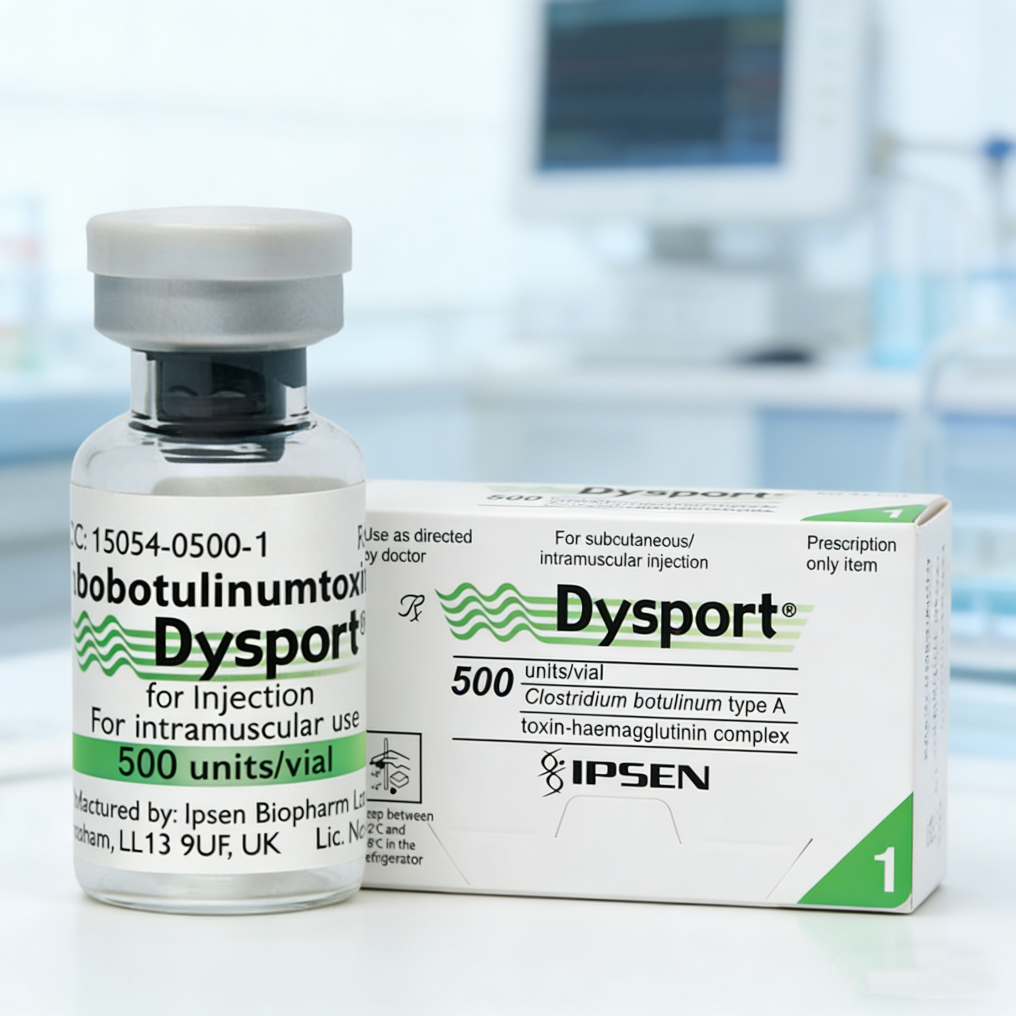 Dysport Medical Aesthetic Injections 500u abobotulinumtoxinA Toxin Type ...