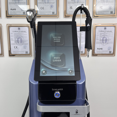 Diode Laser Hair Removal Skin Rejuvenation Beauty Machine Pico Laser 2 In 1