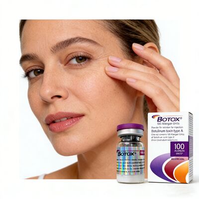 Botox Allergan Injection Toxin 100u Medical-Grade Anti-Aging Target Dynamic Facial Wrinkles