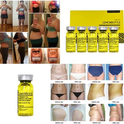 Lemon Bottle Lose Weight Lipolytic Solution for Double Chin, Belly
